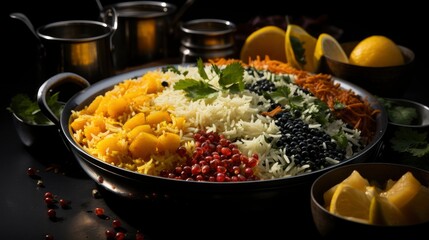 Assorted Indian Food On Dark Wooden, Background Images, Hd Wallpapers, Background Image