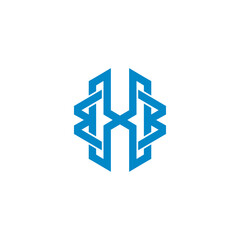 Initial Letter H Logo Vector Design