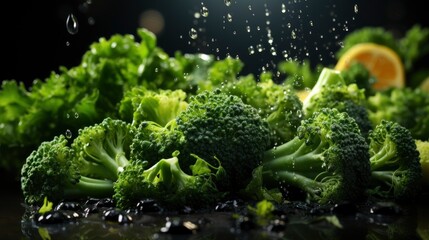 Creative Layout Made Green Peas Cabbage, Background Images, Hd Wallpapers, Background Image