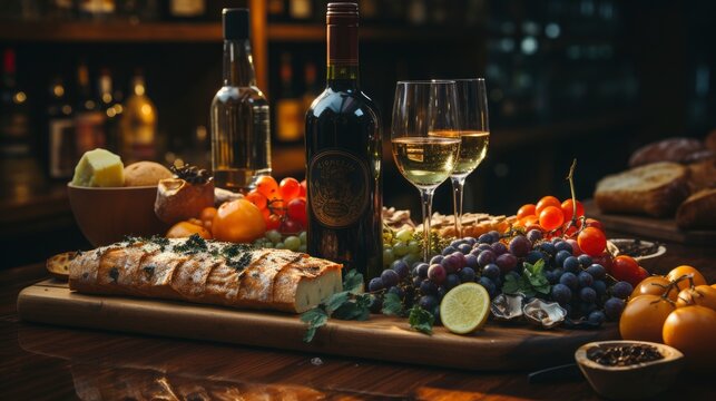 Food Background Seafood Wine Lots Copy, Background Images, Hd Wallpapers, Background Image