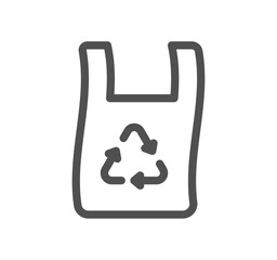 Garbage related icon outline and linear vector.