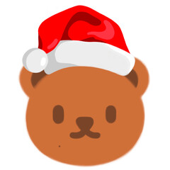 onnie bear with christmas hat 2_auranichy