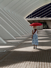 person walking on the street
