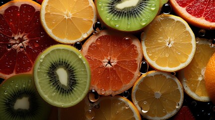 Summer Vitamin Food Concept Various Fruit, Background Images, Hd Wallpapers, Background Image