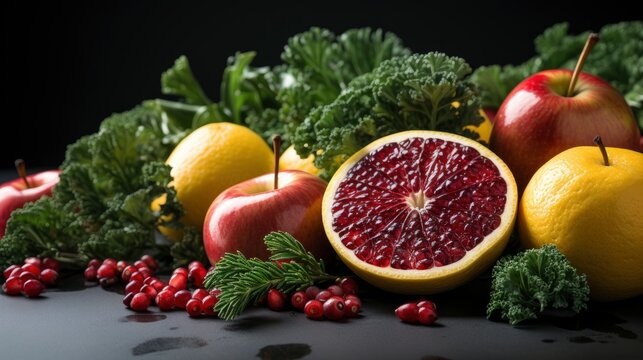 Superfoods On Gray Background Copy Space, Background Images, Hd Wallpapers, Background Image
