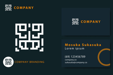 Abstract minimalist monogram Logo Design Vector Template for a high-end brand personality. Monogram for business. internet. online shop. label or packaging.