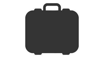 Baggage, luggage line icon, outline vector sign, linear style pictogram isolated on white.