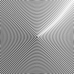 Concentric Circle Lines Pattern. Abstract Textured Background.