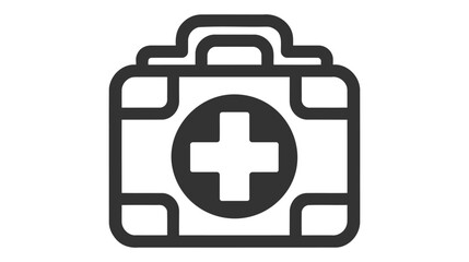 This First Aid Box icon is in Line style available to download as EPS 10