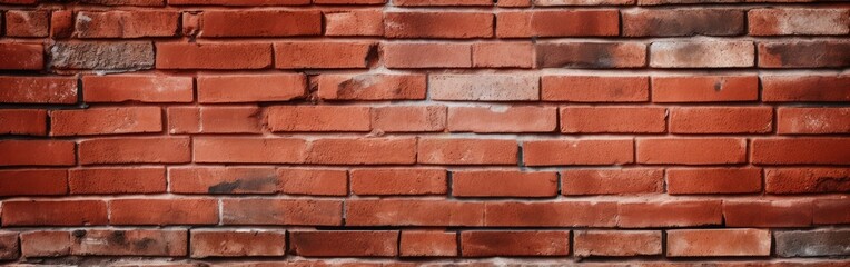 Obraz premium Red brick wall background texture