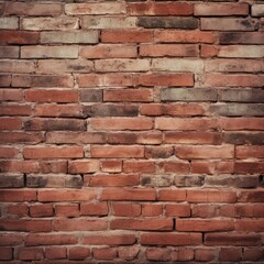 Fototapeta premium Red brick wall background texture