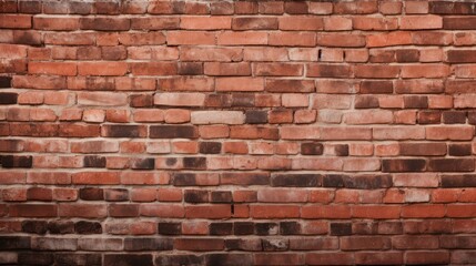 Red brick wall background texture
