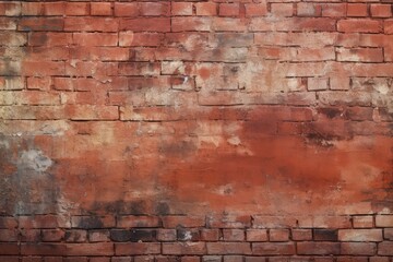 Red brick wall background texture