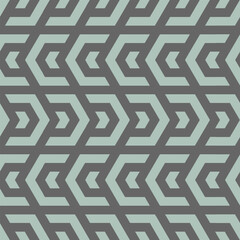 Experimental Color Palette Geometric Seamless Pattern Vector Trendy Abstraction. Fashionable Stylish Textile Design Funky Retro Style Fabric Print Repetitive Wallpaper. Loopable Abstract Illustration