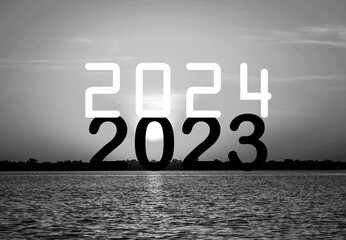 happy new year 2024 sunrise