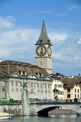 Iglesia de San Pedro en Zurich, Suiza