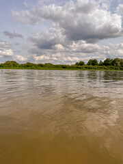 view of the Dnieper river bank