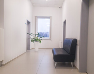 Shot of the waiting area in the modern office or clinic. Interior