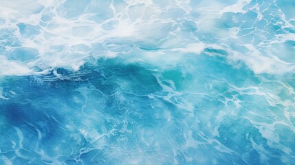Obraz premium Soothing Ocean Waves Nature Abstract Background