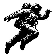 astronaut isolated on white background