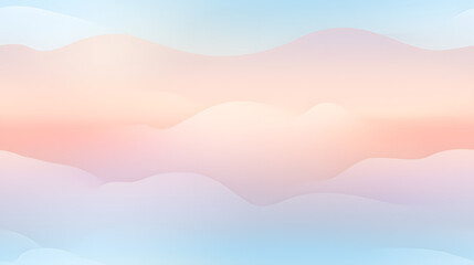 Soft color gradients of calm pastel dawn sky, seamless texture