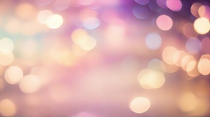 Beautiful bokeh background in soft light