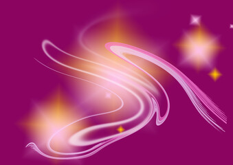 Abstract HD background with glowing stars