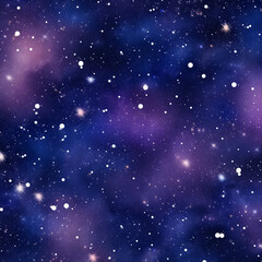 Obraz premium Starry cosmic sky. Space background created with Generative Ai technology