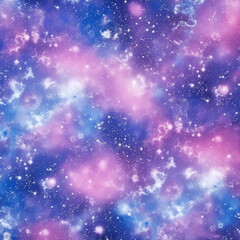 Obraz premium Starry cosmic sky. Space background created with Generative Ai technology