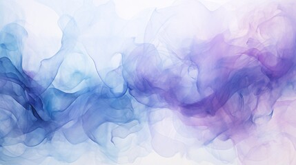 an of purple and blue watercolor wash, fluid networks, smokey background, mystic symbolism - obrazy, fototapety, plakaty