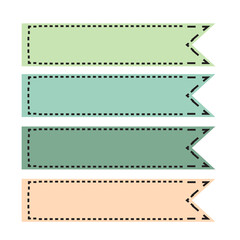 Set of labels. Sticky Note, digital Illustration. Sticky Notes Strip. Sticky Notes.	