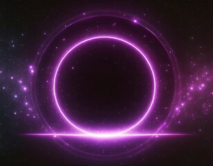 Obraz premium neon podium