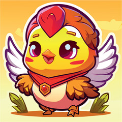 sweet-cute-chicken-game-character