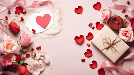 Heartfelt Valentine's: Love in Flatlay