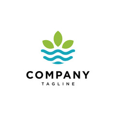 
hidroponik logo icon vector template.eps