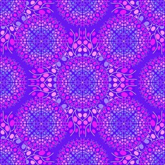 Abstract circle seamless mandala pattern for fabrics and linens and wrapping paper and fashion textiles
