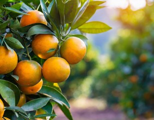 oranges on tree