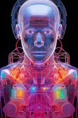 Modern art of futuristic generation of humanity robot