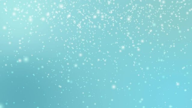 Christmas festive bright New Year background made of white glowing winter beautiful falling flying snowflakes