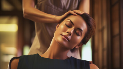 Thai head massage