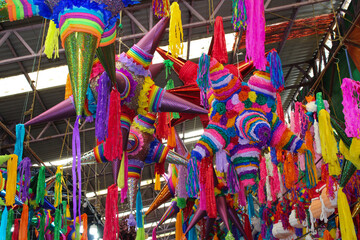 Piñata in mercado de jamaica mexico cory 