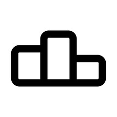 podium line icon