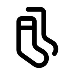 socks line icon