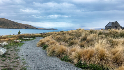 The historic Church of the Good Shepherd on the shore of Lake Tekapo