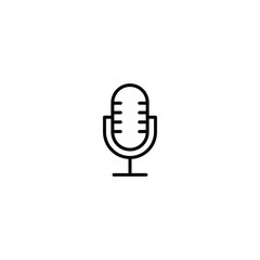 Microphone icon, microphone sign vector