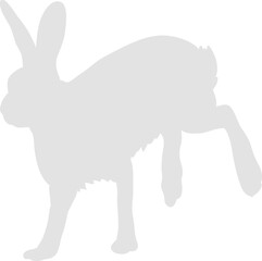 animal rabbit silhouettes