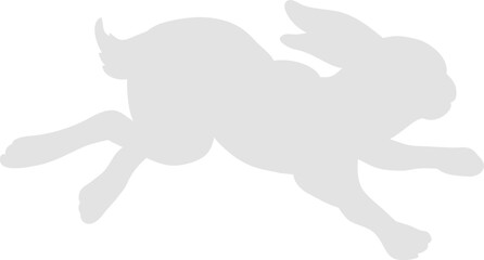 animal rabbit silhouettes