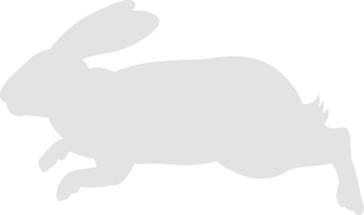 animal rabbit silhouettes