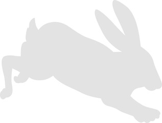 animal rabbit silhouettes
