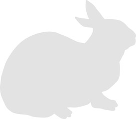 animal rabbit silhouettes